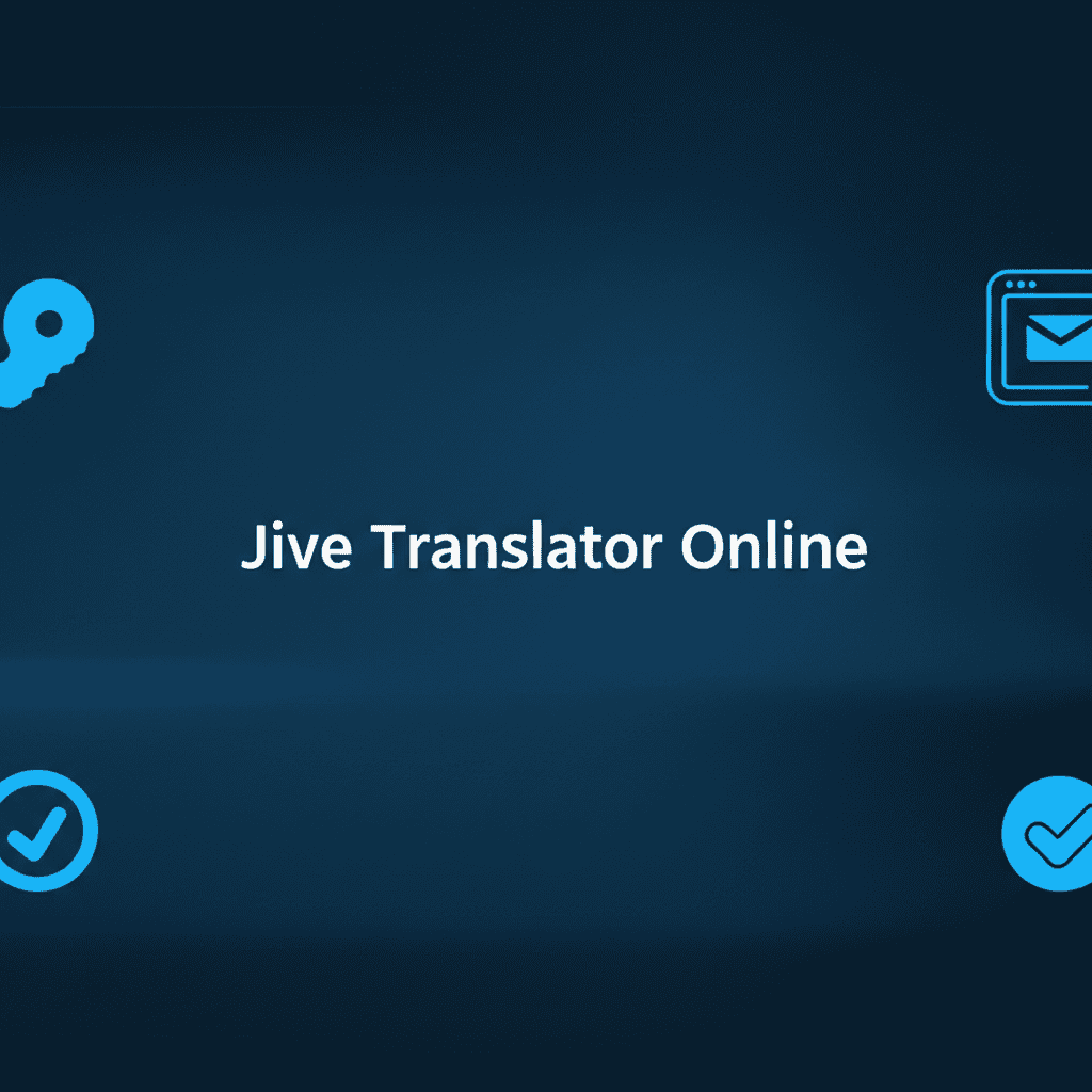 Jive Translator Online interface with translation capabilities