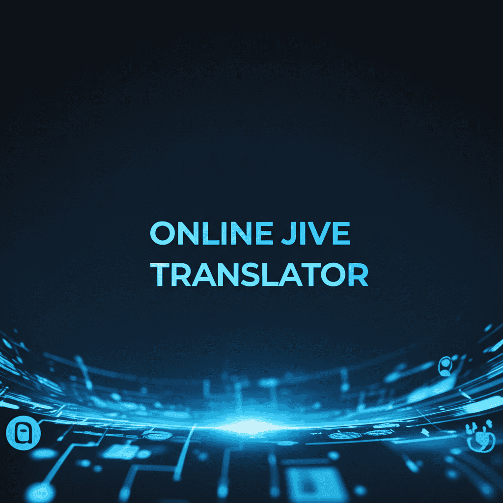 Online Jive Translator Interface